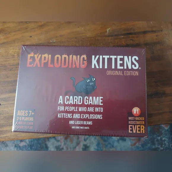 🎮 Exploding Kittens – Original Edition Card Game 🐱💥 - Picture 1 of 3